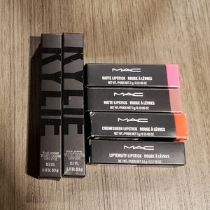 Mac Cosmetics and Kylie Cosmetics Lipstick Lot NWT